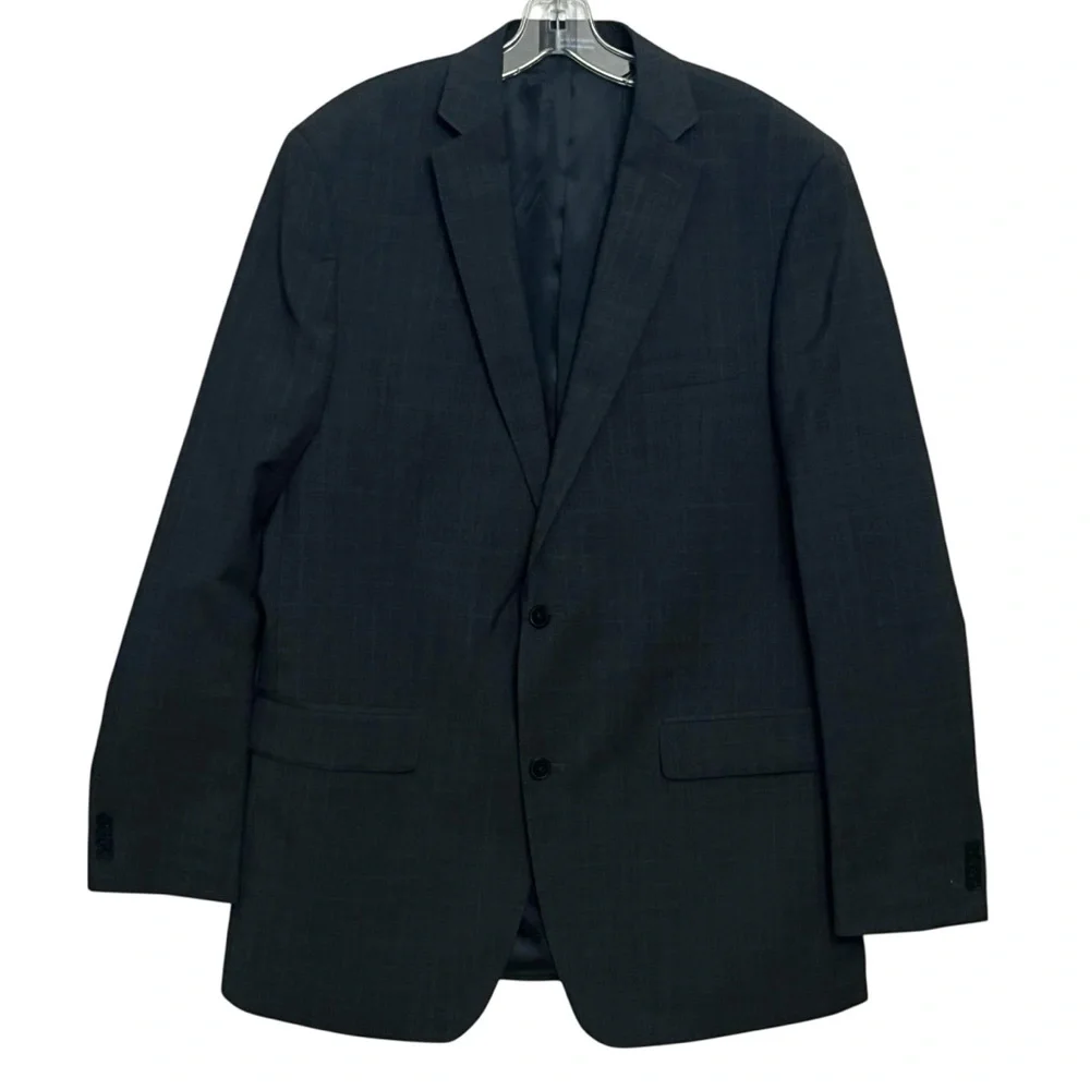 Marc Anthony Blazer Heatherd Charcoal  Men's Sz 44L  NWOT